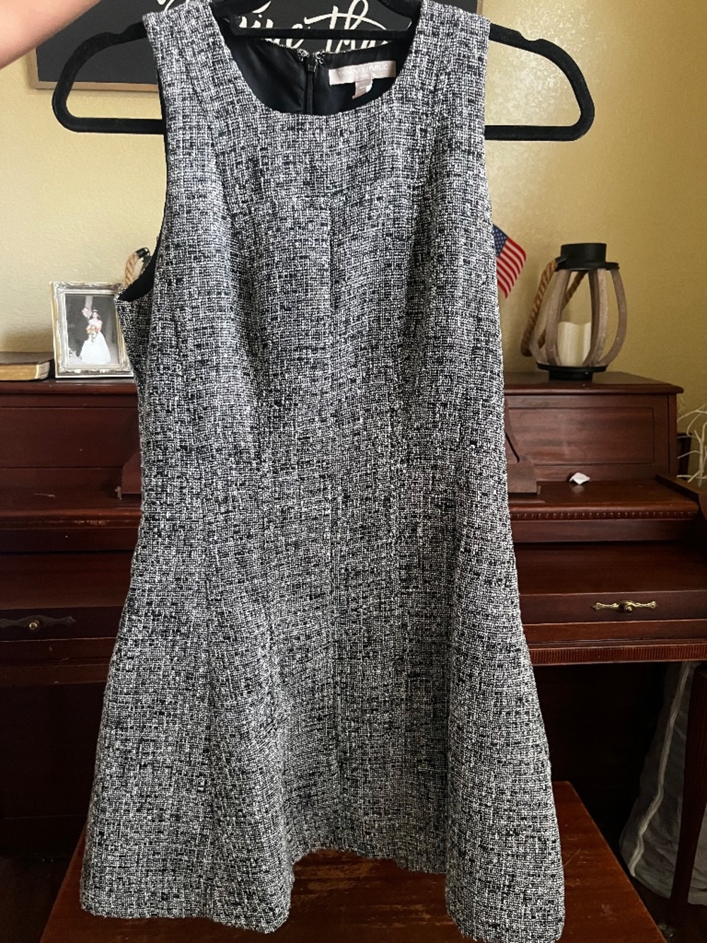 Banana Republic mini tweed and flare